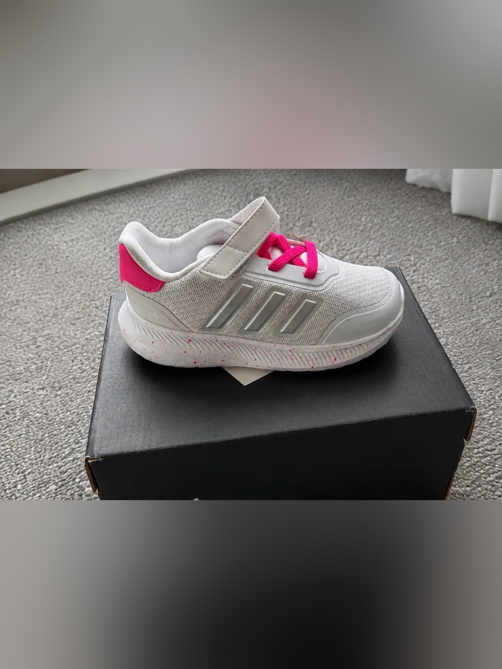 ADIDAS X_PLRPATH shoes  kids girl gray and pink